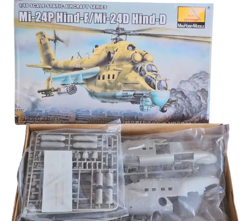 Helicoptero Mil Mi - 24 P Hind F/d 1/48 Baixo Relevo