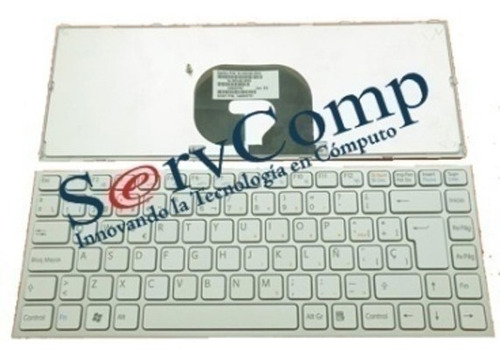 Teclado Sony Vpc-y Series, Nsk-s8m0s Marco Blanco En Inglés