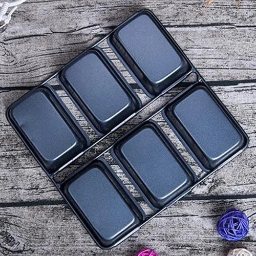 Mini Molde Para Pan De 6 Tazas Para Hornear Pasteles Dulces
