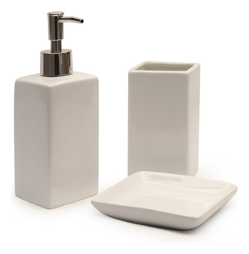 Set De Baño Juego De Baño 3 Pcs En Ceramica