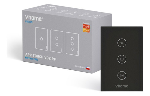 Interruptor Dimmer Wifi Touch Black Google Amazon Vhome