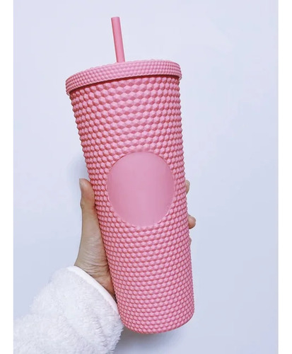 Mega Vaso Gigante De 1200ml Con Tapa Y Pitillo