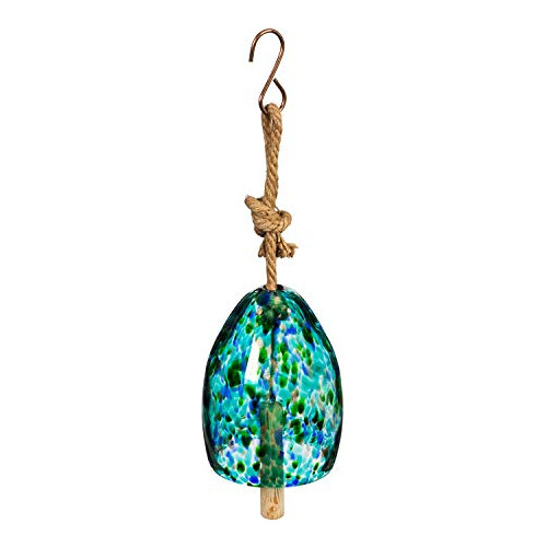 Evergreen Colorful Art Glass Wind Chime | Turquoise Blu...