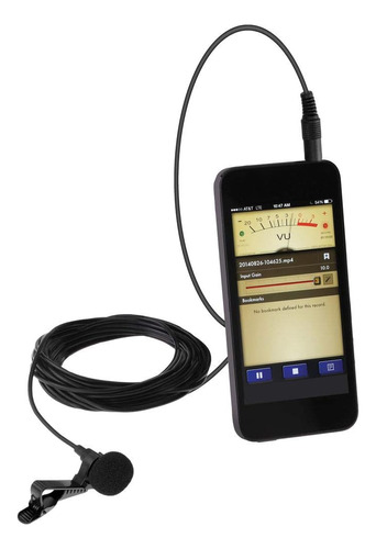 Micrófono De Solapa Polsen Mo-pl1 Para Dispositivos Móviles