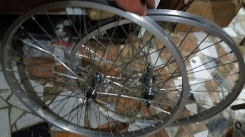 Roda  Aro 24 Pra Bicicleta 24 (par ) Raiação Dupla