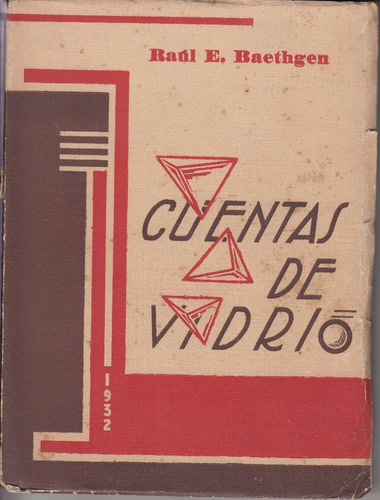 1932 Tapa Vanguardia Cuentas De Vidrio Baethgen Uruguay Raro