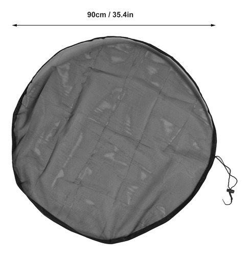 Cubierta De Malla Con Cordón Para Barril De Lluvia, Filtro D