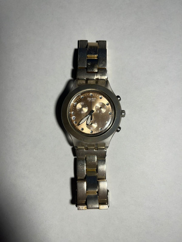 Reloj Swatch Irony Diaphane Rose Gold