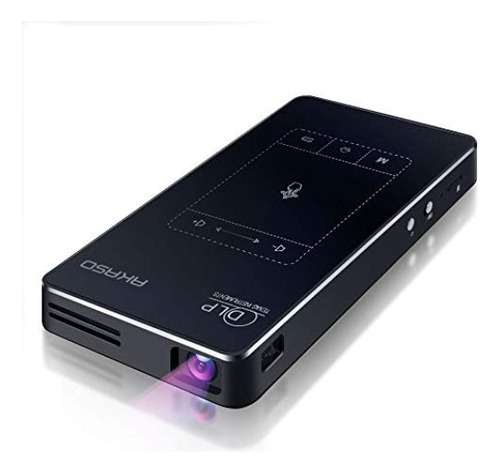 Akaso Wt50 Mini Pocket Pico Projector, 1080p Movie Video Dlp