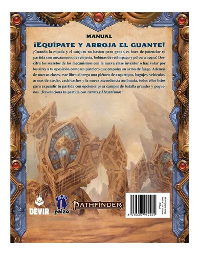 Pathfinder 2da Edicion Armas Y Mecanismos Juego De Rol