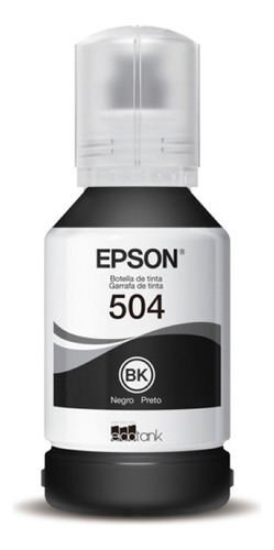 Refil De Tinta Epson Original Preto - T504120-al 