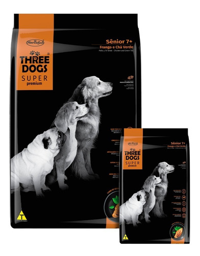 Three Dogs Super Premium Senior 17 Kg +3 Kg Con Regalo