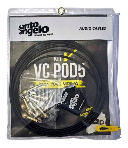 2 Kits De Cabos Santo Angelo Vc Pod  Solda Pedal Pedalboard