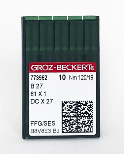 Aguja B27  Máquina Overlock Industrial Groz Beckert® 120/19