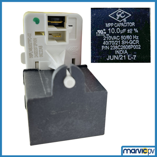 Relevador Integrad Rele Relay Refrigerador Mabe 245d2072p009