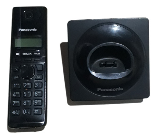 Teléfono Panasonic Kx-tg1711 Inalámbrico - Color Negro