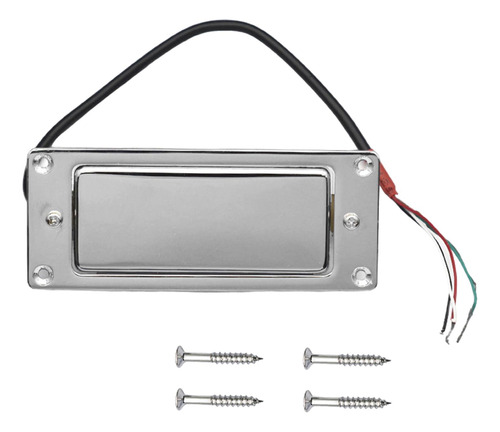 Pastilla De Guitarra Eléctrica Humbucker, Pieza De Cromo