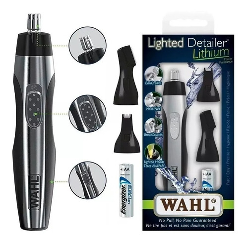 Wahl Lighted Detailer Mini Trimmer Profesional 3 En 1 Oreja