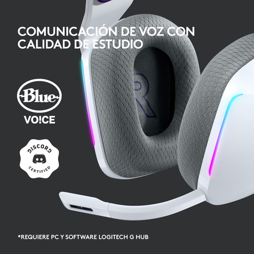 Audífonos G733 Con Micrófono Inalámbricos Lightspeed Rgb