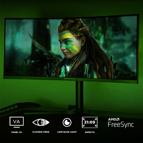 Monitor Gamer Curvo 34 Dxt Gaming Immersion Uwqhd 165hz Rgb