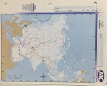 Comprar 10 Mapas Escolares N°3 Asia Político Y Físico Político