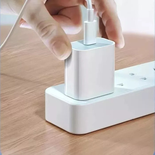 Adaptador Cargador 20w+cable Tipo C Compatible Con iPhone