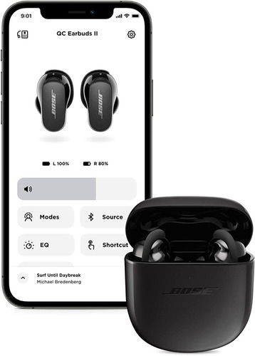 Auriculares Bose Quietcomfort 2 Modelo + Bateria Color Negro