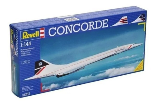 Kit de avión Revell Concorde British Airways 1/144, 04257
