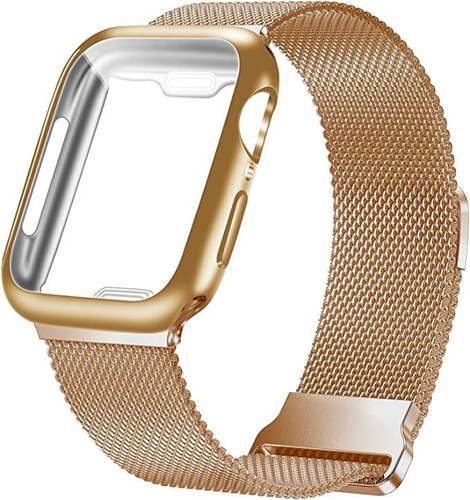 Geoumy Metal Magnetic Bands Compatible For Apple Watch Band.