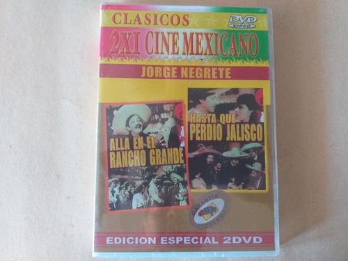 Dvd Peliculas Jorge Negrete/alla En El Rancho Grande  - 2 D