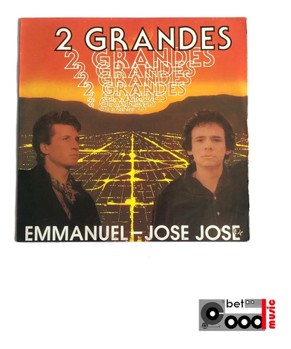 Lp Vinilo José José - Emmanuel - 2 Grandes 