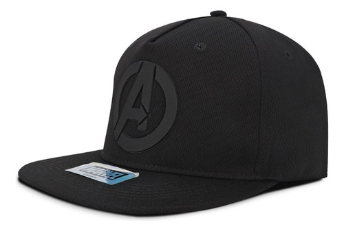 Gorra Marvel Avengers Adulto Original Negra Plana Oc Caps