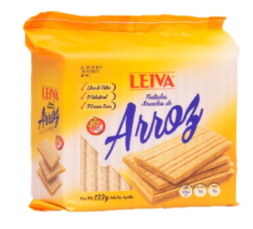 Tostadas De Arroz Leiva Clásicas En Caja De 12 Paq X 150grs 