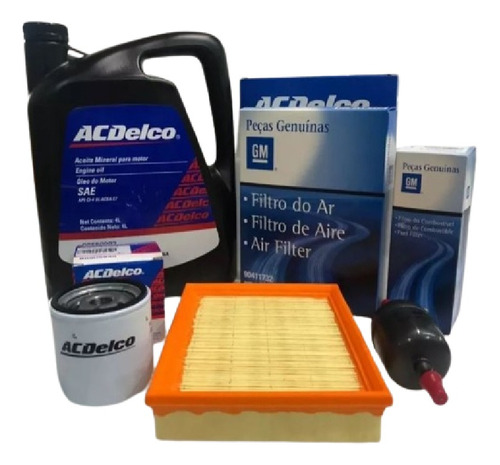 Kit Filtros Y Aceite Chevrolet Corsa 1.6- 1.4 Acdelco