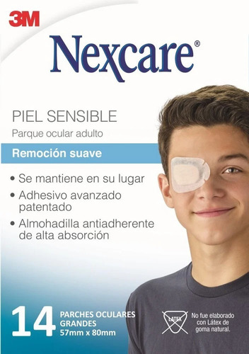 Nexcare Opticlude Parche Ocular Piel Sensible Parches Adulto