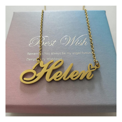 Ronkahshow Selena Nombre De Colgante Personalizado Collar De