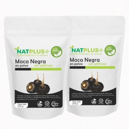 Maca Negra En Polvo X 2 = 400g.