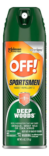 Off! Deep Woods Sportsman Repelente De Insectos, 6 Onzas (pa