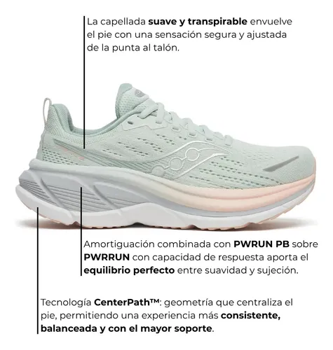 Zapatillas Deportivas Mujer Running Saucony Hurricane 25