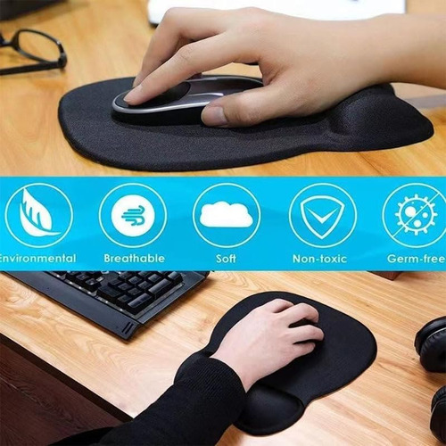 Almohadilla De Ratón De Ratón Ergonómico Con Reposapiés De M