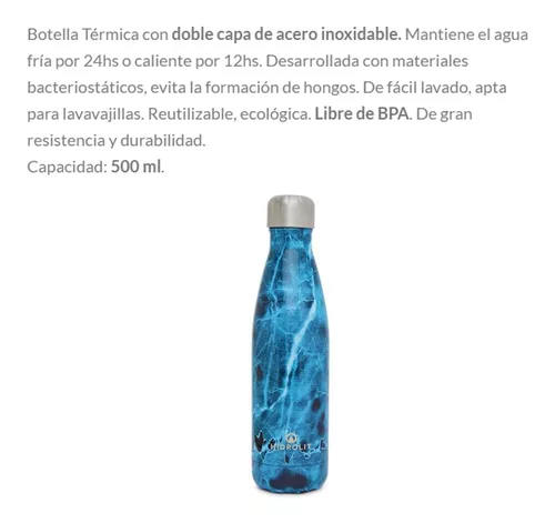 Botella Termica Hidrolit 500 ml Ghost