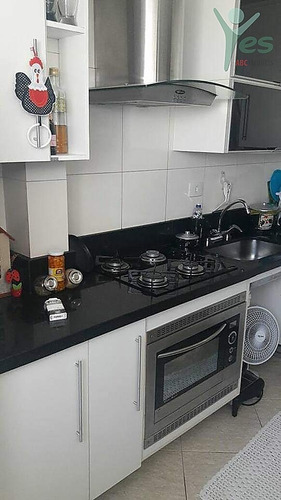 Imagem 8 de 15 de Ref.: 2156 - Apartamento Com Condomínio 2 Quartos Sendo 1 Suíte E 01 Vaga No Camilópolis,santo André - Sp - 2156