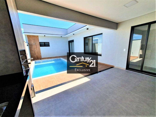 Imagem 2 de 16 de Casa Com 3 Dormitórios À Venda, 136 M² Por R$ 1.277.000,00 - Condomínio Jardim Laguna - Indaiatuba/sp - Ca1152