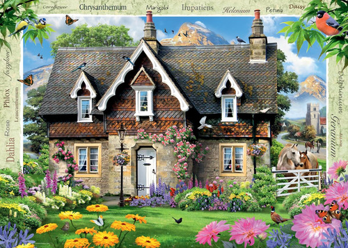 Rompecabezas Ravensburger Country Cottage 1000 Piezas