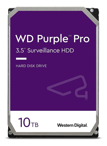 Disco Duro Wester Digital Purple De 10tb, 3 Años De Garantía