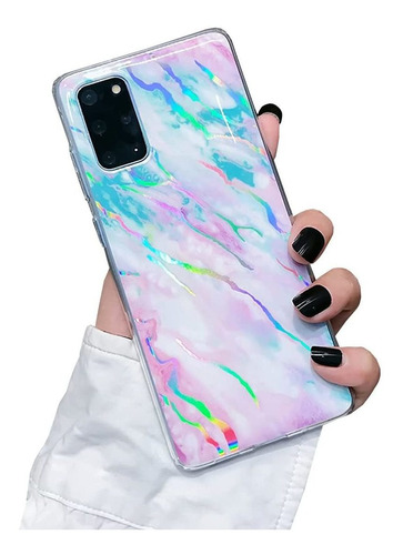 Funda Colorida Para Galaxy A71 5g Diseno De Marmol