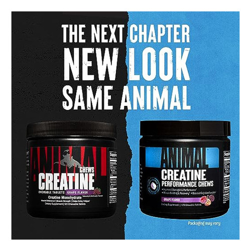 Tabletas Masticables De Creatina Con Astragin Animal Creatin