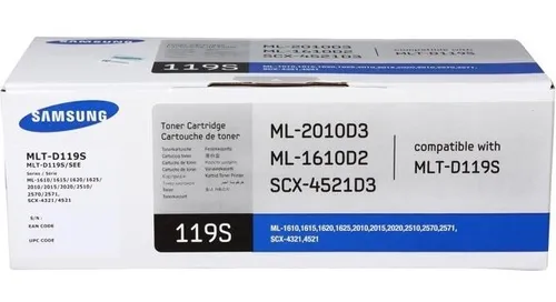 comprar Toner Samsung 119 Mlt-d119s Ml1610 2010 4521 Original