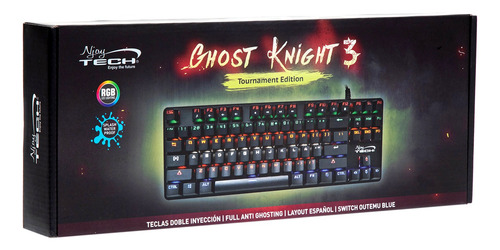 Imagen 6 de 6 de Teclado Gamer Mecanico Switch Outemu-blue Full Rgb Njoytech