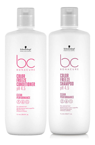 Schwarzkopf Shampoo Y Acondicionador Color Freeze Ph 4.5 Cp